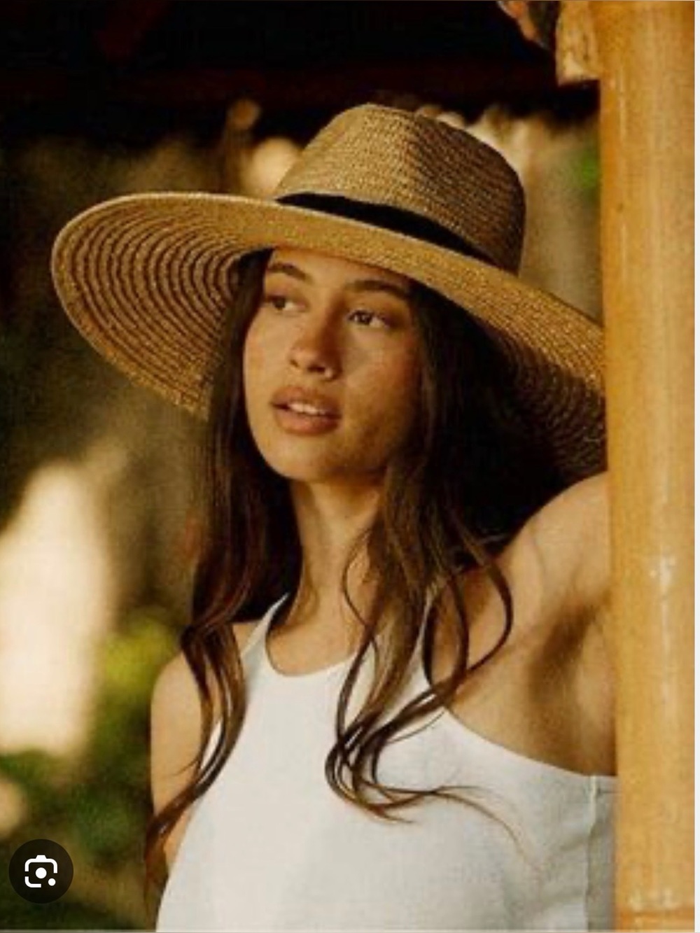 Brixton Joanna “Honey” Straw Hat Medium NWOT